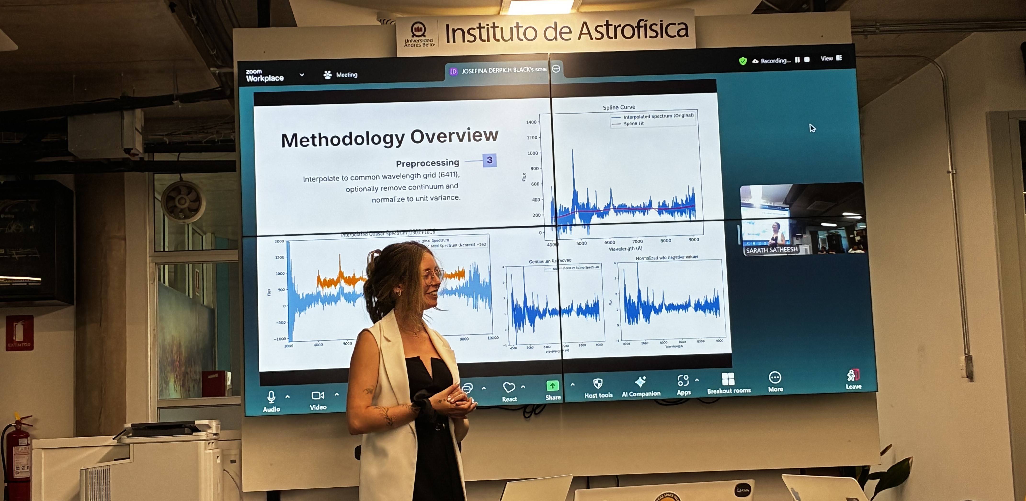 Thesis presentation at Instituto de Astrofísica